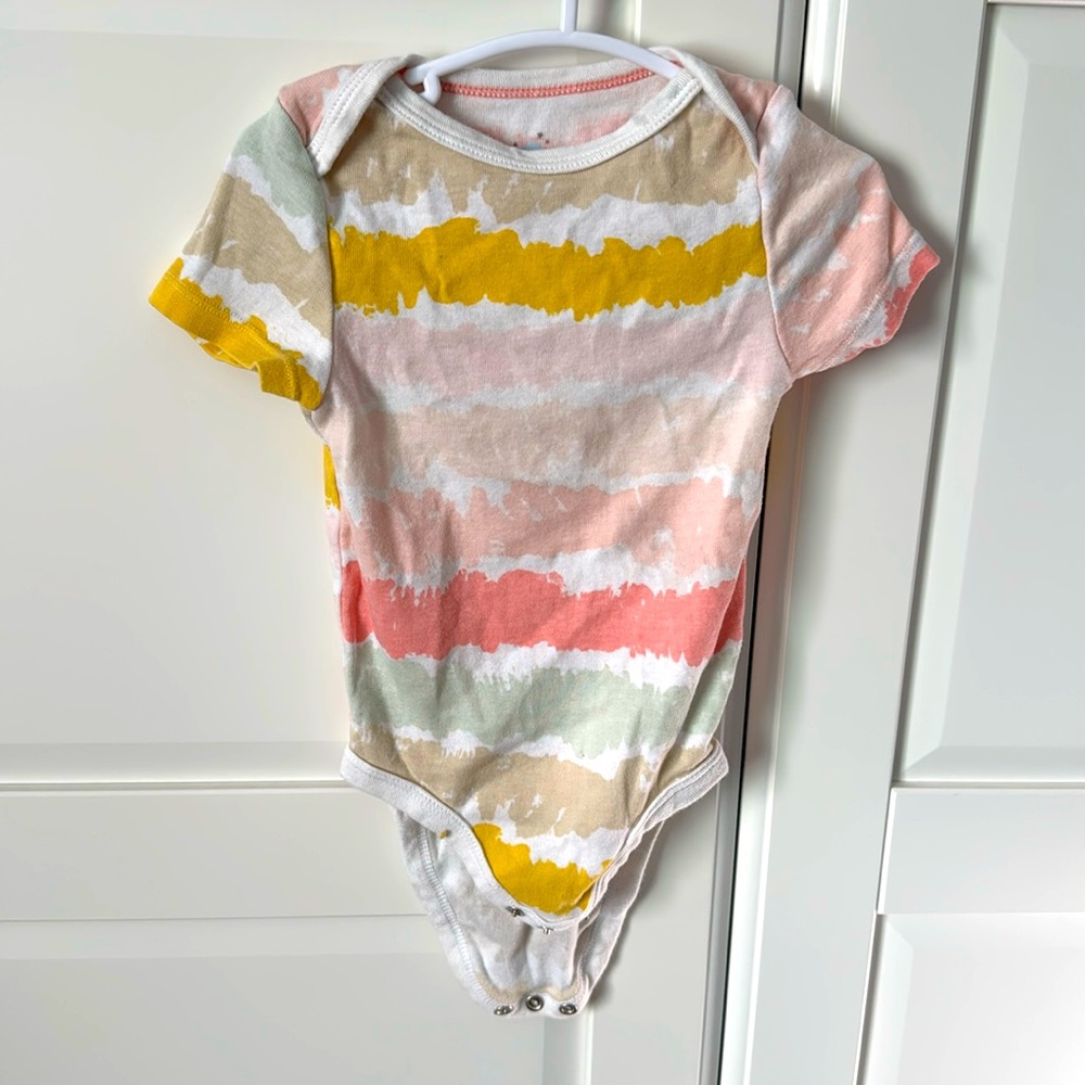 18M Color Stripe Onesie